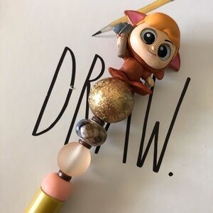 Disney Doorables: Peter Pan: Slightly handmade beaded pen
